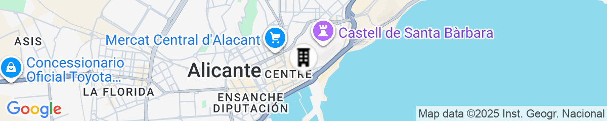 Map for Eurostars Mediterranea Plaza