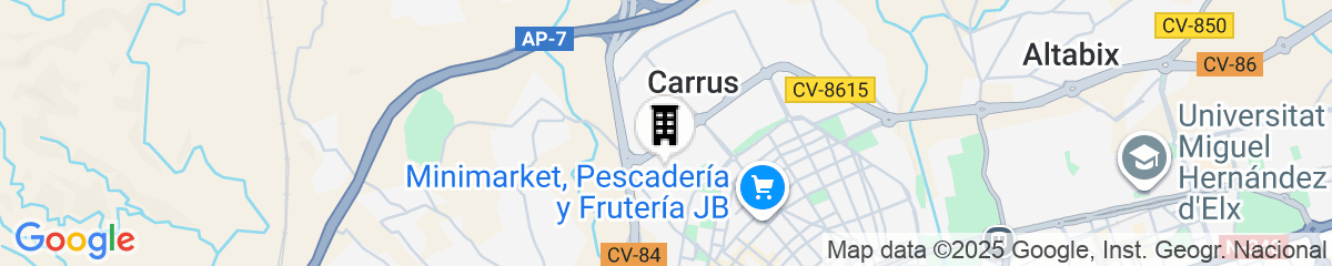 Map for Hotel YIT Ciudad de Elche