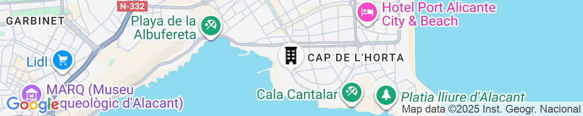 Map for Hotel Boutique Calas de Alicante