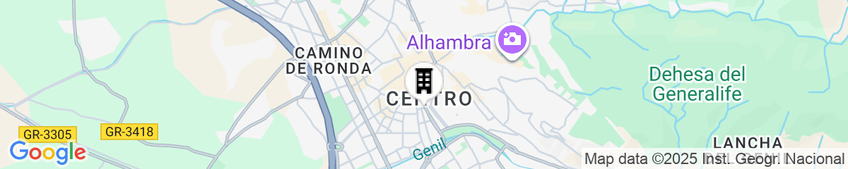 Map for Boutique Hotel Luna Granada Centro