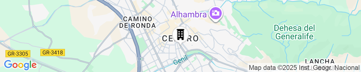 Map for Barceló Carmen Granada Hotel