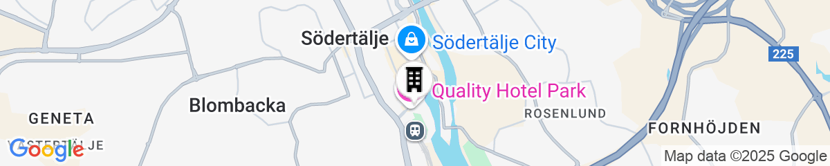 Map for Quality Hotel Park Södertälje City