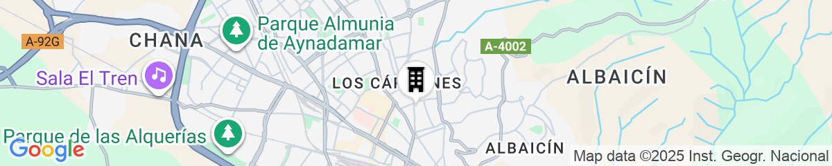 Map for Hotel Granada by Pierre & Vacances