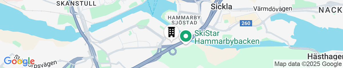Map for Best Western Plus Park City Hammarby Sjostad