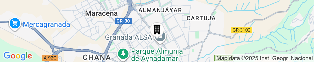 Map for B&B Hotel Granada Estación
