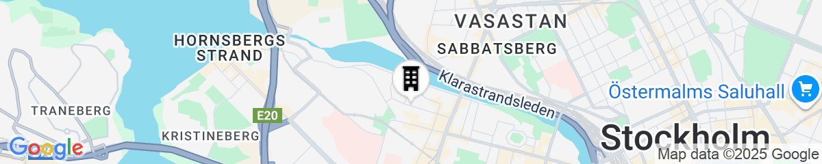 Map for Aiden by Best Western Stockholm City