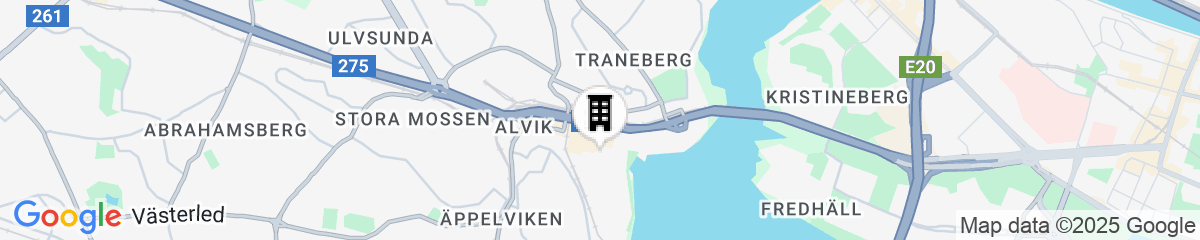 Map for Scandic Alvik