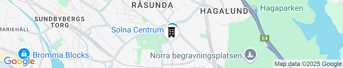 Map for Best Western Plus Park City Solna