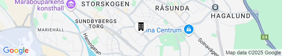 Map for Aiden by Best Western Stockholm Solna