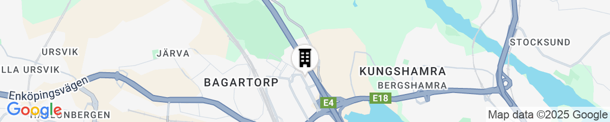 Map for AC Hotel by Marriott Stockholm Ulriksdal