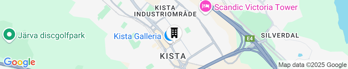 Map for Scandic Kista