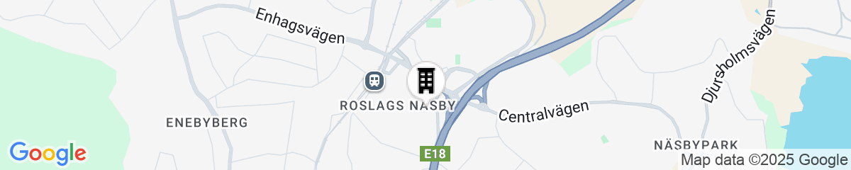 Map for Scandic Täby