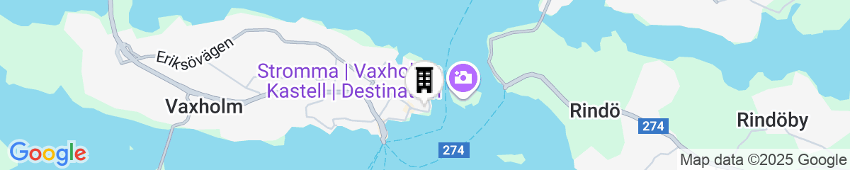 Map for Waxholms Hotell