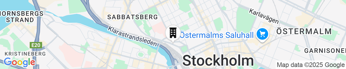 Map for Generator Stockholm