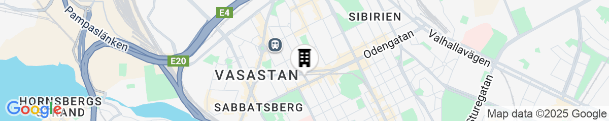 Map for ibis Styles Stockholm Odenplan