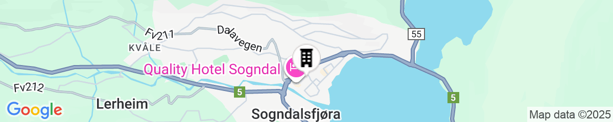 Map for Best Western Laegreid Hotell