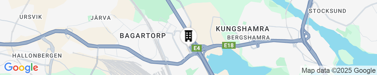 Map for Scandic Järva Krog