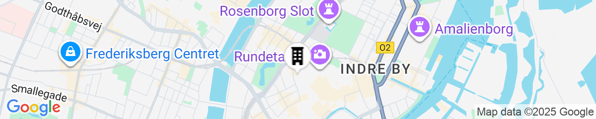 Map for 1 Hotel Copenhagen