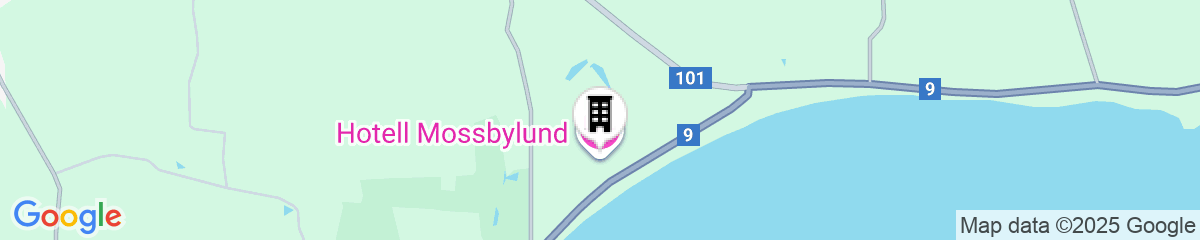 Map for Hotell Mossbylund