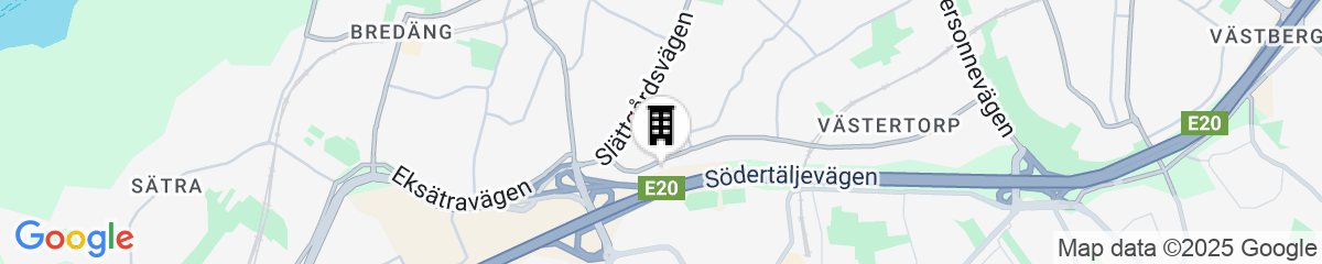 Map for Good Morning+ Hägersten