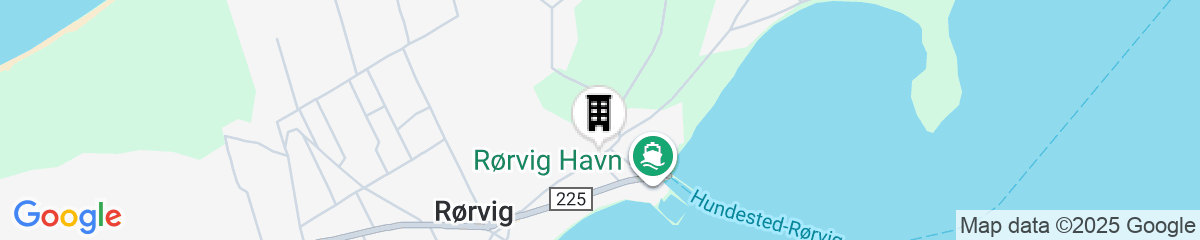 Map for Rorvig Centret