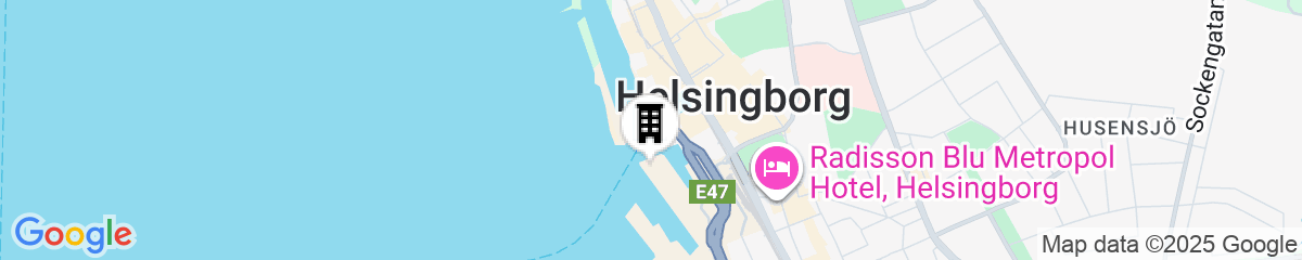 Map for Scandic Oceanhamnen