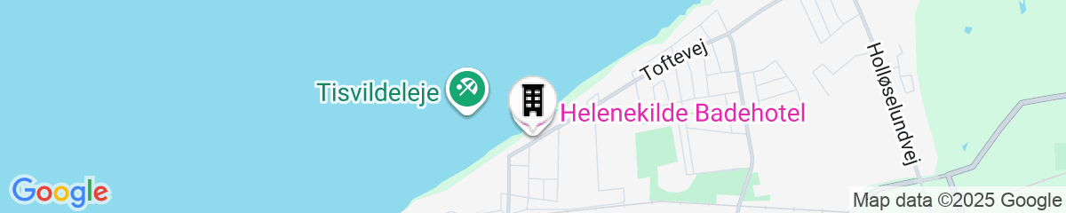 Map for Helenekilde Badehotel