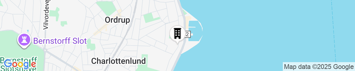 Map for Skovshoved Hotel