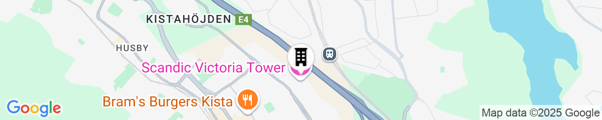 Map for Scandic Victoria Tower