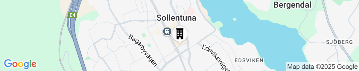 Map for Scandic Star Sollentuna