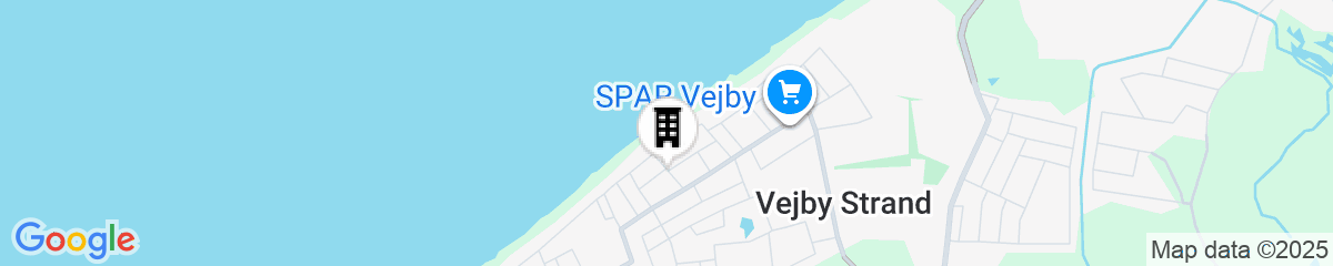 Map for Havgaarden Badehotel