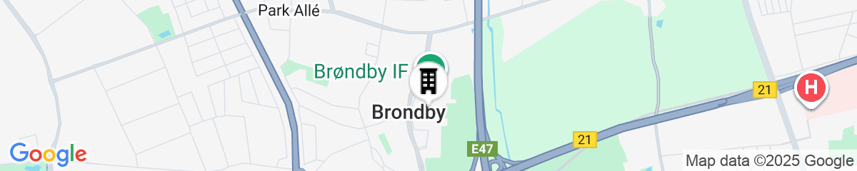 Map for Idraettens Hus Hotel & konference