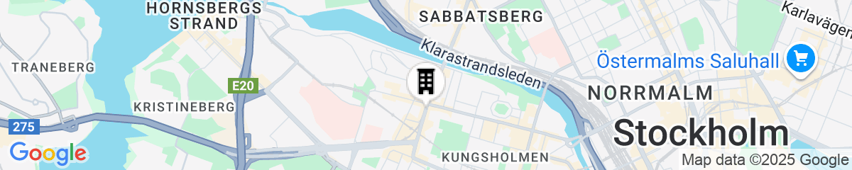 Map for Hotel Fridhem