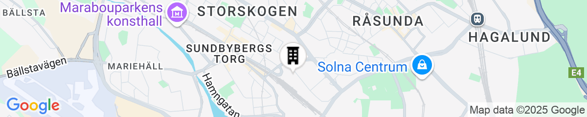 Map for Best Western Solna Business Park