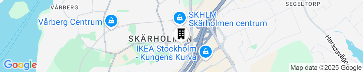 Map for Scandic Skärholmen