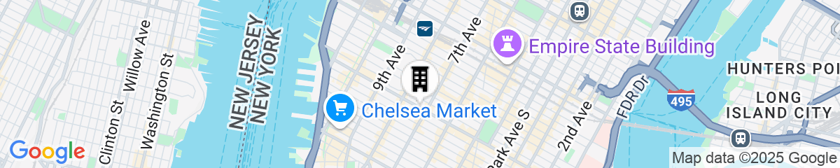 Map for The Hotel Chelsea