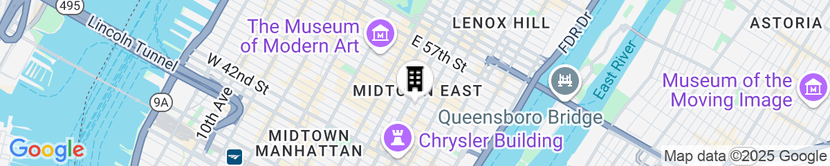 Map for Waldorf Astoria New York