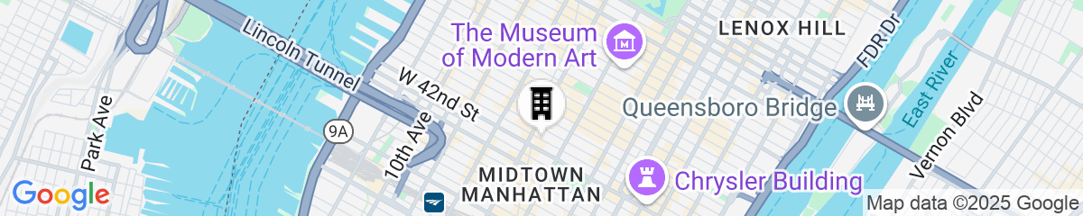 Map for Casablanca Hotel by Library Hotel Collection