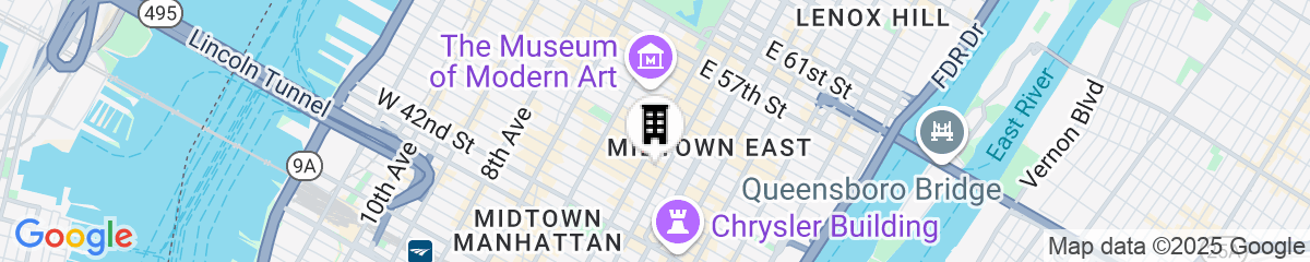 Map for Hilton Club The Central at 5th New York