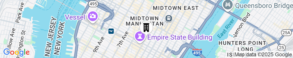 Map for The Langham, New York, Fifth Avenue