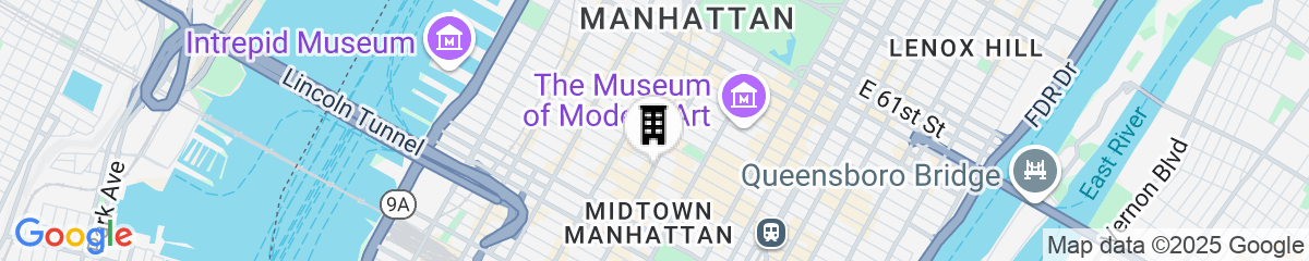 Map for Tempo by Hilton New York Times Square