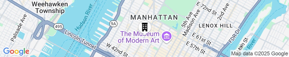 Map for Romer Hell's Kitchen