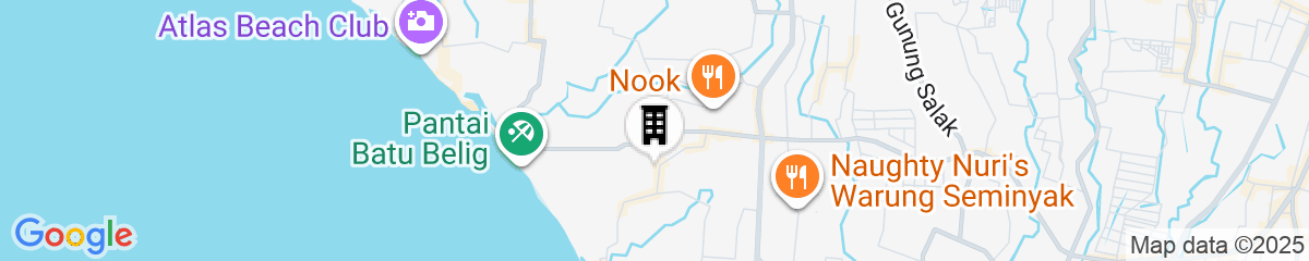 Map for Hygge Hotel and Villas Seminyak