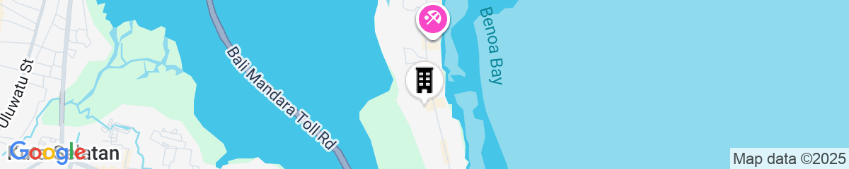 Map for Santai Suites Nusa Dua Bali