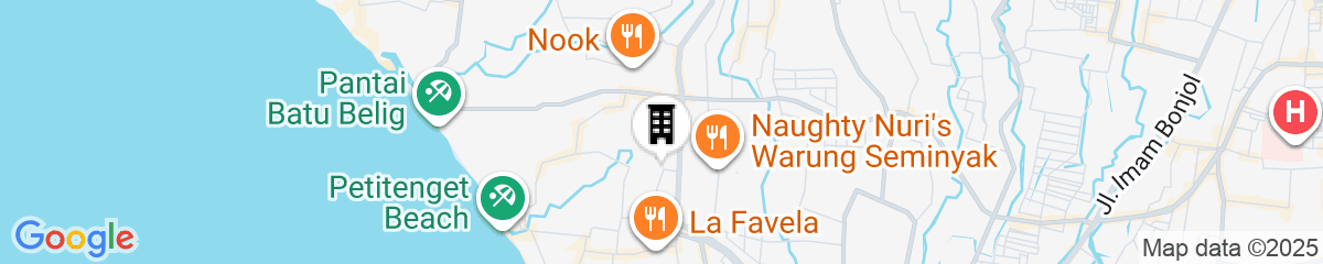 Map for Bali Royal Heritage Villas