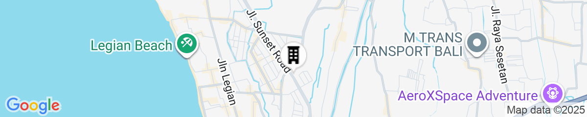 Map for Holiday Inn Express Bali Sunset Road by IHG