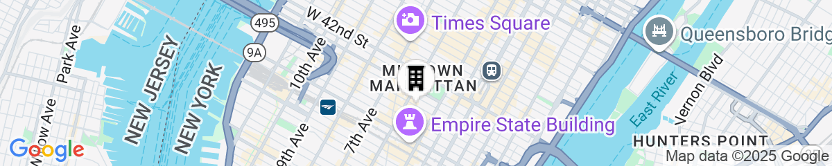 Map for Archer Hotel New York