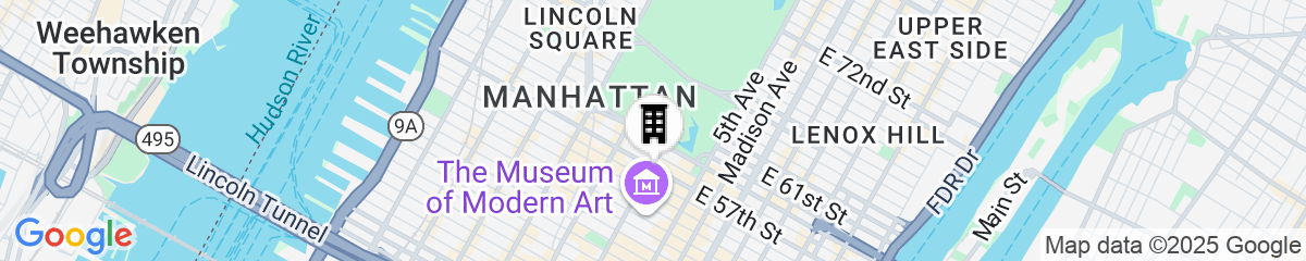 Map for Hilton Club The Quin New York