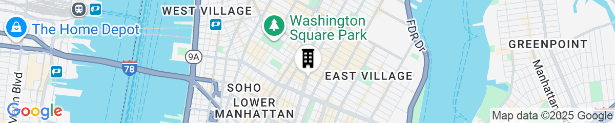 Map for The Bowery Hotel