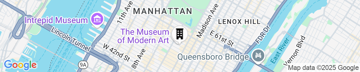 Map for Baccarat Hotel and Residences New York